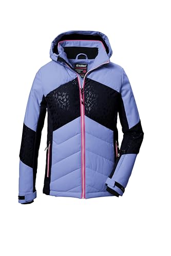 killtec Mädchen Skijacke/Jacke in Daunenoptik mit Kapuze und Schneefang KSW 342 GRLS SKI QLTD JCKT, lavendel, 128, 42075-000 von Killtec