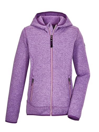 killtec Mädchen Strickfleecejacke/Fleecejacke mit Kapuze KOS 355 GRLS KNTFLC JCKT, malve, 176, 41771-000 von Killtec