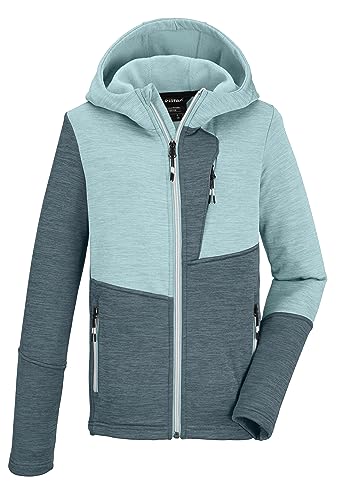 killtec Mädchen Kow 165 Grls Flx Jckt Übergangsjacke Powerstretchjacke Mit Kapuze, Grün, 140 EU von Killtec