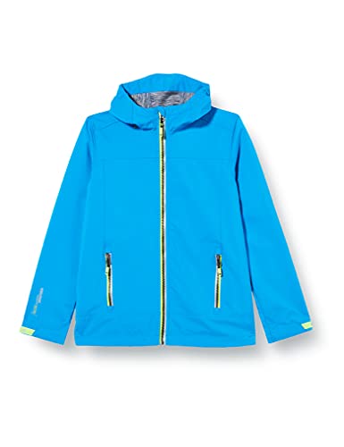 killtec Softshelljacke Jungen Adjero Jr - Jungenjacke mit Kapuze - Kinder Outdoorjacke mit Wassersäule 10.000 mm - Kinderjacke ist wasserabweisend, azur, 116 von Killtec