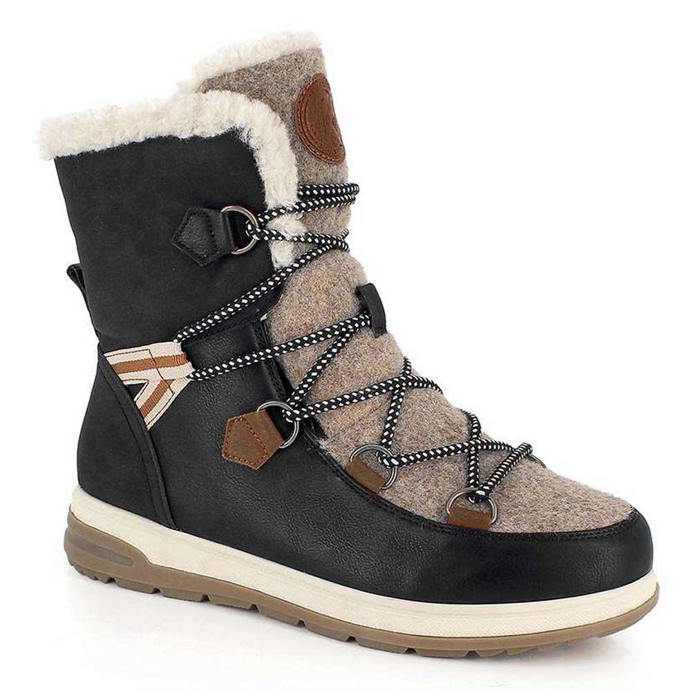 Kimberfeel Ebelya Snow Boots Beige,Schwarz EU 40 Frau von Kimberfeel