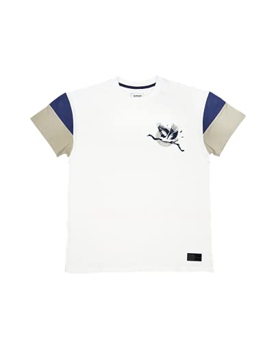KIMOA A-Traction T-Shirt, Weiß, Unisex, Erwachsene, T-Shirt, CA0W20754602, Weiß, CA0W20754602 S von Kimoa