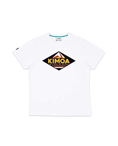 KIMOA Camiseta Fissile Peak Blanco T-Shirt, weiß, XS von Kimoa