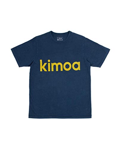 Kimoa - Camiseta Pigment dye azul Oscuro, S Unisex Adulto von Kimoa