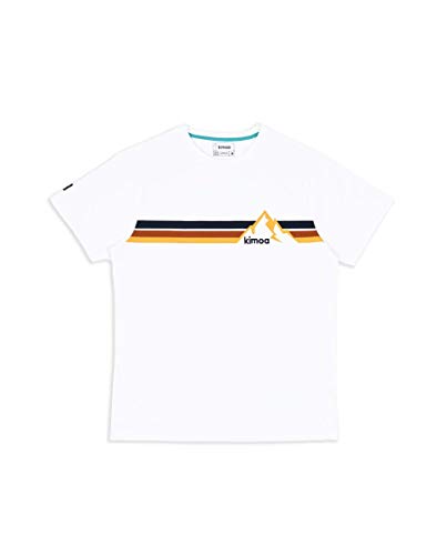 Kimoa Camiseta Whistler Blanca Negro T-Shirt, weiß, XXL von Kimoa