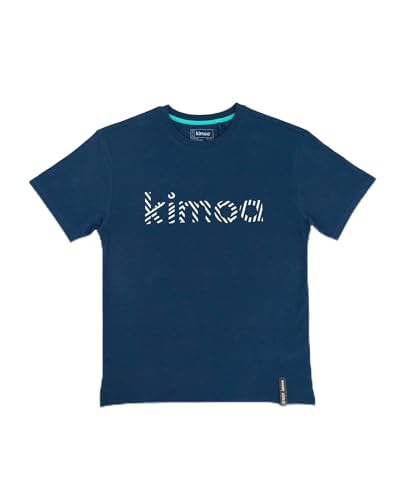 KIMOA Streaky Eco Marineblau T-Shirt, blau, L/XL von Kimoa