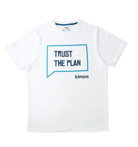 KIMOA Trust The Plan_XXL Unterhemd, weiß von Kimoa