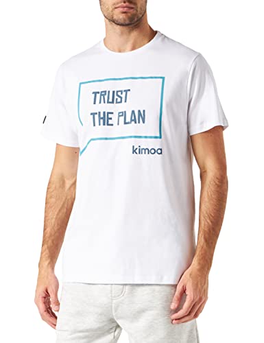 KIMOA Trust The Plan_l Unterhemd, weiß, L/XL von Kimoa
