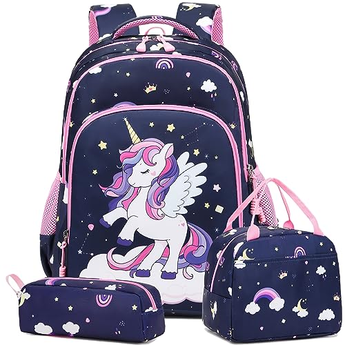 Kinderucksack Einhorn Rucksack für Mädchen Schulrucksack Kinder Schultasche 3 in 1 Schultaschen Sets Mädchen Schulranzen Kinder Rucksack für Schule 1-3 Klasse Kinderucksack Einhorn Rucksack für Mädchen Schulrucksack Kinder Schultasche 3 in 1 Schultaschen Sets Mädchen Schulranzen Kinder Rucksack für Schule 1-3 Klasse von Kimwadalh