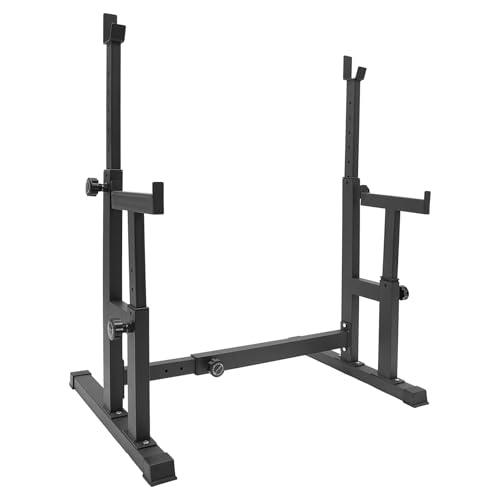 KinHall Dumbbell Stand Hantelablage Verstellbare für Gewichtheben Squat Stand, Multifunktions Hantelablage für Gewichtheben, Max. Tragfähigkeit 250kg von KinHall