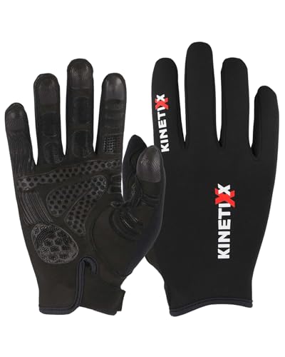 KinetiXx Folke Langlaufhandschuh Black Größe 9 - Unisex Handschuhe Winter - Wasserabweisend & Winddicht - Für Ski, Langlauf & Freizeit - 1 Paar von KinetiXx