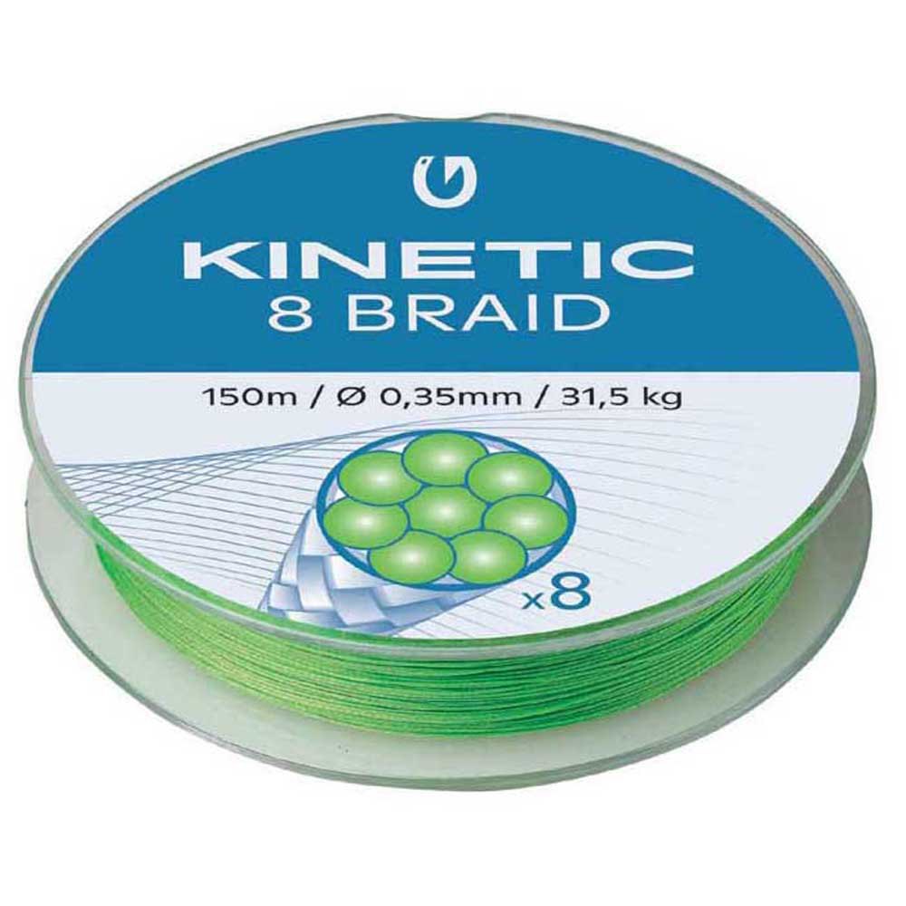 Kinetic 8 300 M Braided Line Silber 0.120 mm Kinetic 8 300 M Braided Line Silber 0.120 mm von Kinetic
