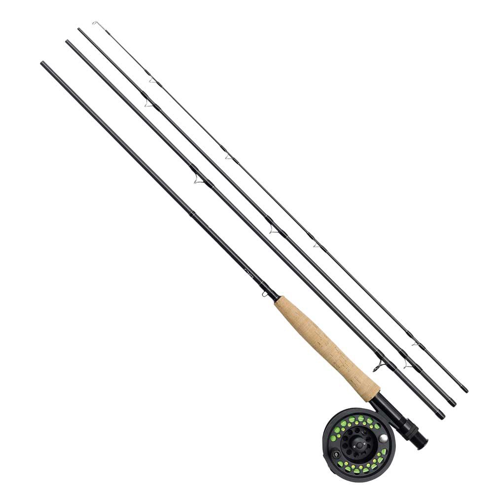 Kinetic Airborn Ct Fly Fishing Combo Schwarz 2.75 m / Line 7 / 8 von Kinetic