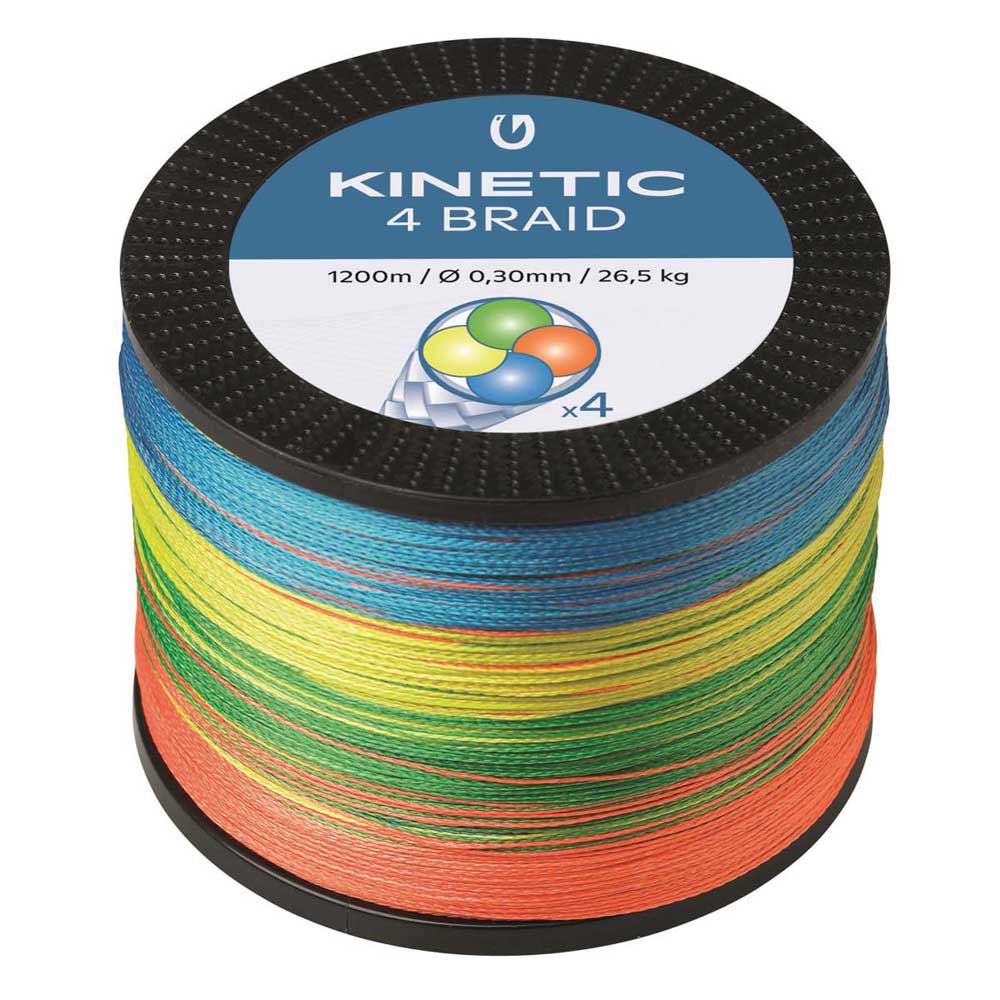 Kinetic Cyber 4 Braided Line 1200 M Mehrfarbig 0.400 mm Kinetic Cyber 4 Braided Line 1200 M Mehrfarbig 0.400 mm von Kinetic