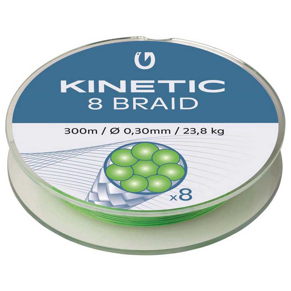 Kinetic Cyber 8 Braided Line 300 M Grün 0.400 mm Kinetic Cyber 8 Braided Line 300 M Grün 0.400 mm von Kinetic