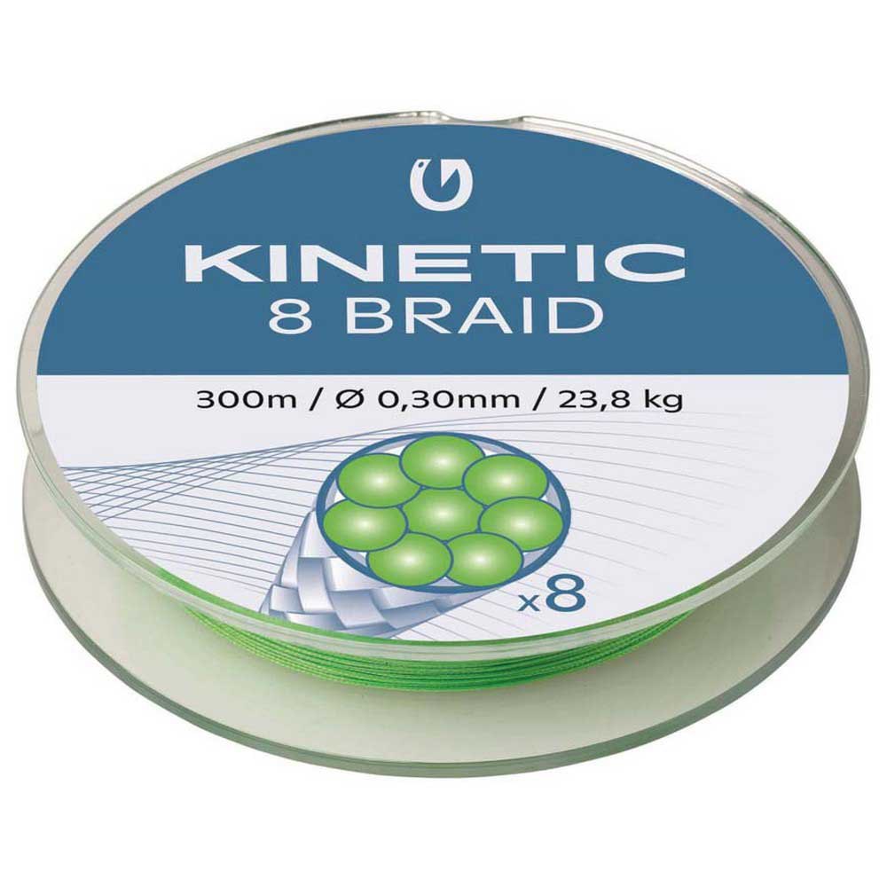 Kinetic Cyber 8 Braided Line 300 M Grün 0.400 mm von Kinetic