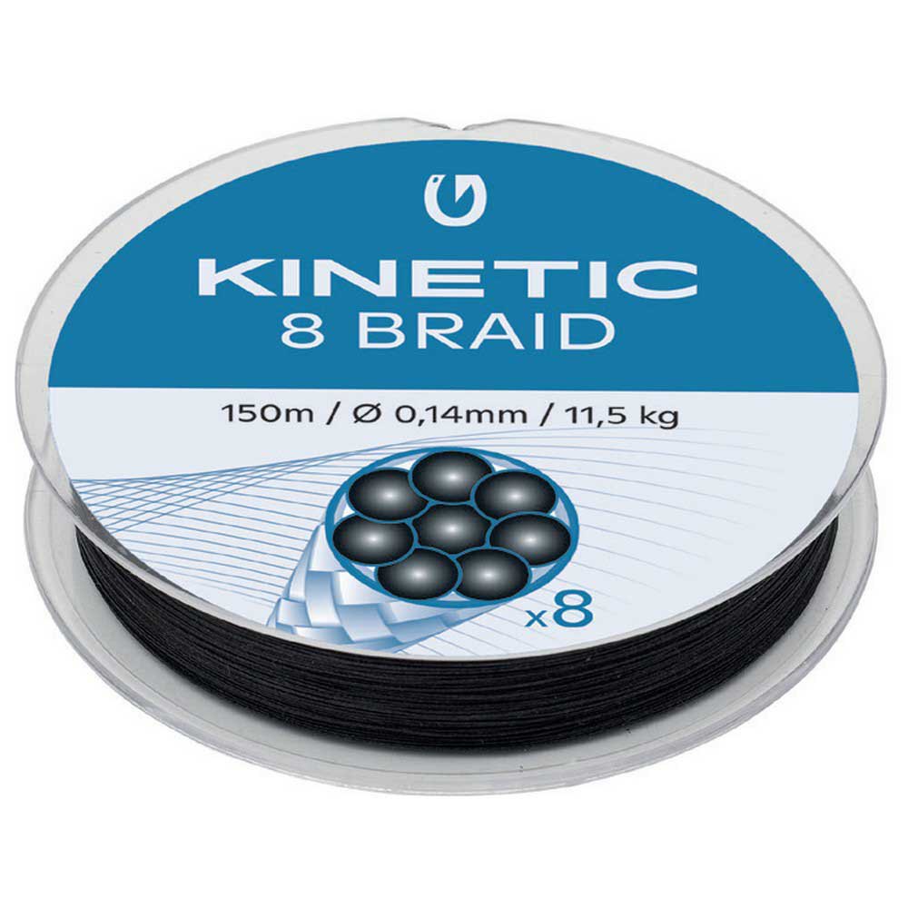 Kinetic Cyber 8 Braided Line 300 M Schwarz 0.200 mm Kinetic Cyber 8 Braided Line 300 M Schwarz 0.200 mm von Kinetic