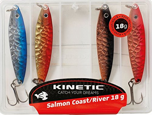 Kinetic Küstenblinker SalmonCoast-Set 4 Blinker 18g Meerforelle von Kinetic