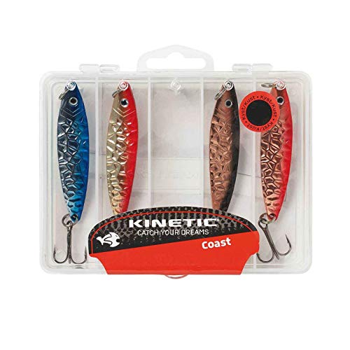 Kinetic Lachs Köder Angelset Angeln Set - 24g 4 STK. Lachsblinker von Kinetic