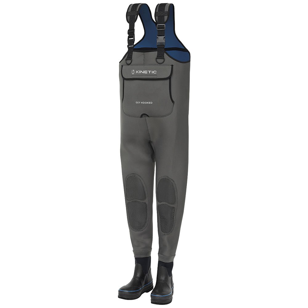 Kinetic Neogrip Bootfoot Wader Grau EU 40-41 Mann von Kinetic