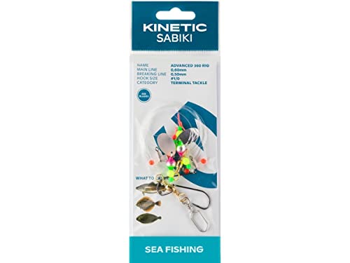 Kinetic Sabiki Advanced 360#1/0 Yellow/Green Kinetic Sabiki Advanced 360#1/0 Yellow/Green von Kinetic