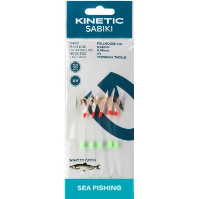 Kinetic Sabiki FullHouse #4 Fishskin von Kinetic