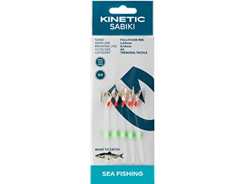 Kinetic Sabiki FullHouse #6 Fishskin Kinetic Sabiki FullHouse #6 Fishskin von Kinetic