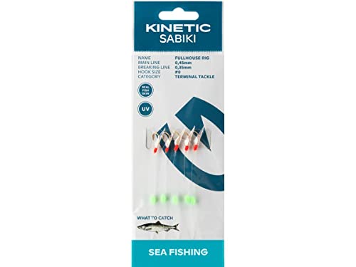 Kinetic Sabiki FullHouse #8 Fishskin Kinetic Sabiki FullHouse #8 Fishskin von Kinetic