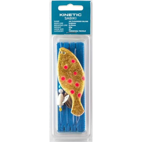 Kinetic Sabiki Jay Flounder Inline 120g #1 Glow/Pink Dots Kinetic Sabiki Jay Flounder Inline 120g #1 Glow/Pink Dots von Kinetic