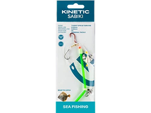 Kinetic Sabiki Turbot Spin&Turn #2 Pearl Glitter Plattfisch Scholle Flunder Vorfach Rig System Kinetic Sabiki Turbot Spin&Turn #2 Pearl Glitter Plattfisch Scholle Flunder Vorfach Rig System von Kinetic