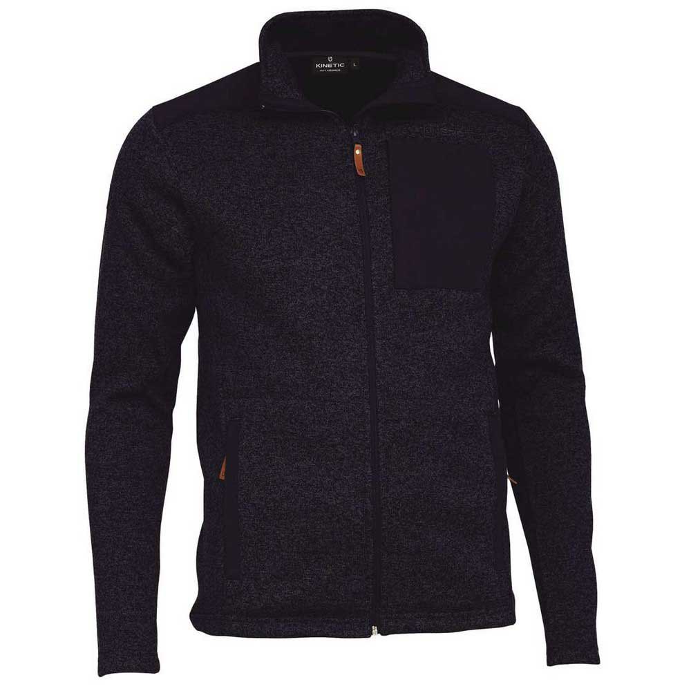 Kinetic Upland Knit Full Zip Fleece Blau M Mann von Kinetic