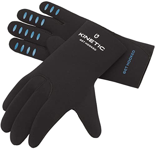 NeoSkin Kinetic wasserdichter Handschuh, in DREI Größen von M bis XL, 2,5mm Neopren, Anti-Rutsch-Griff (Größe M) von Kinetic