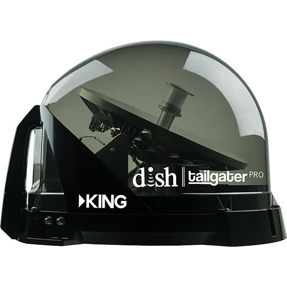 King Dish Tailgater® Pro Premium Satellite Antenna Pack Schwarz von King