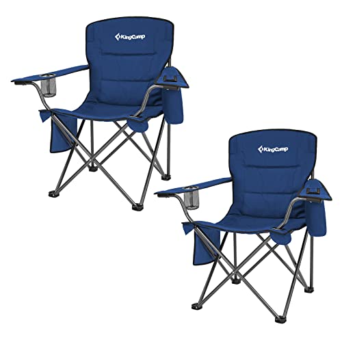 KingCamp Campingstuhl Faltbar Angelstuhl Bequem Gepolster Klappstuhl Camping mit Armlehne und Getränkehalter praktisch robust bis 136kg Outdoorstuhl KingCamp Campingstuhl Faltbar Angelstuhl Bequem Gepolster Klappstuhl Camping mit Armlehne und Getränkehalter praktisch robust bis 136kg Outdoorstuhl von KingCamp
