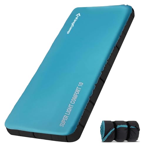 KingCamp Isomatte Aufblasbare Camping Isomatte Memory Foam 1 Person Luftmatratze Camping 10cm dick Schlafmatte Weiche Isomatte 50D Elastische TPU wasserdichte Camping Matratze für Wandern Backpacking KingCamp Isomatte Aufblasbare Camping Isomatte Memory Foam 1 Person Luftmatratze Camping 10cm dick Schlafmatte Weiche Isomatte 50D Elastische TPU wasserdichte Camping Matratze für Wandern Backpacking von KingCamp