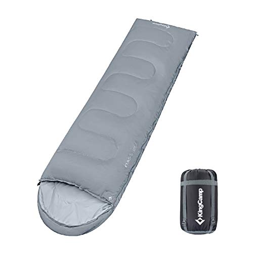 KingCamp Oasis 250 Kinder Decken Schlafsack Sommer Camping 1,40 m Lang & Breit Mid Grey - Zipper L KingCamp Oasis 250 Kinder Decken Schlafsack Sommer Camping 1,40 m Lang & Breit Mid Grey - Zipper L von KingCamp