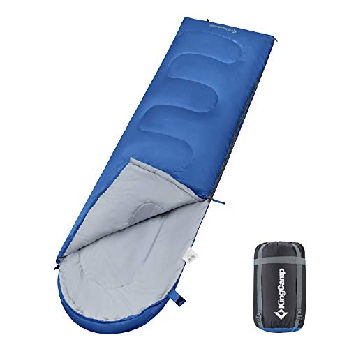 KingCamp Oasis 250 Kinder Decken Schlafsack Sommer Camping 1,40 m Lang & Breit Royal Blue - Zipper L KingCamp Oasis 250 Kinder Decken Schlafsack Sommer Camping 1,40 m Lang & Breit Royal Blue - Zipper L von KingCamp