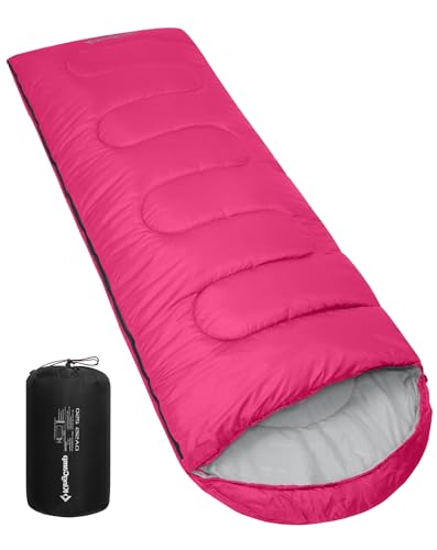KingCamp Schlafsack Deckenschlafsack Camping Outdoor 3-4 Jahreszeiten für Erwachsene Kinder Ultraleicht Warm Waschbar beim Reisen und Abenteuern, (Rosa L Zip, 220×75cm) KingCamp Schlafsack Deckenschlafsack Camping Outdoor 3-4 Jahreszeiten für Erwachsene Kinder Ultraleicht Warm Waschbar beim Reisen und Abenteuern, (Rosa L Zip, 220×75cm) von KingCamp