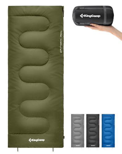KingCamp Schlafsack Outdoor Warmer Deckenschlafsack für Erwachsene 3 Jahreszeiten leicht zu tragen wasserabweisend & warm für Erwachsene beim Camping & Outdoor Kleines Packmaß KingCamp Schlafsack Outdoor Warmer Deckenschlafsack für Erwachsene 3 Jahreszeiten leicht zu tragen wasserabweisend & warm für Erwachsene beim Camping & Outdoor Kleines Packmaß von KingCamp