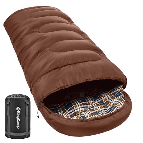 KingCamp Unisex-Adult Sleeping Bag Camp, 400G CoffeeR, R KingCamp Unisex-Adult Sleeping Bag Camp, 400G CoffeeR, R von KingCamp