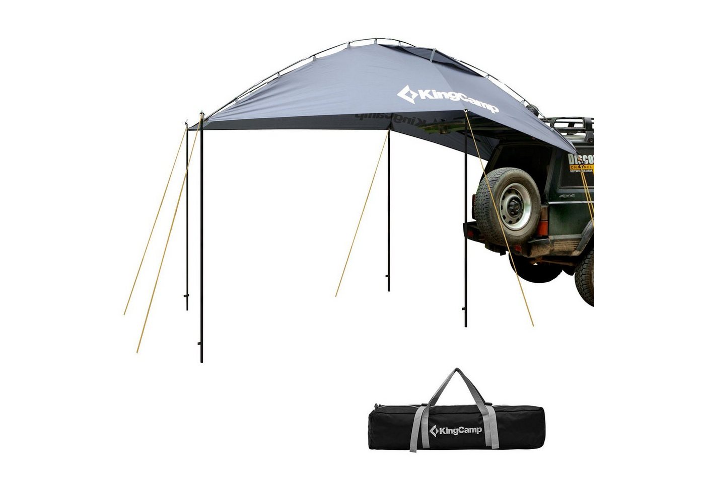 KingCamp Vorzelt Heckzelt Compass VW Bus Vor Zelt SUV, Van Pavillon Tarp Camping 2000 mm von KingCamp