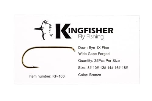 Kingfisher Fly Fishing Standard-Fliegenhaken von Kingfisher Fly Fishing