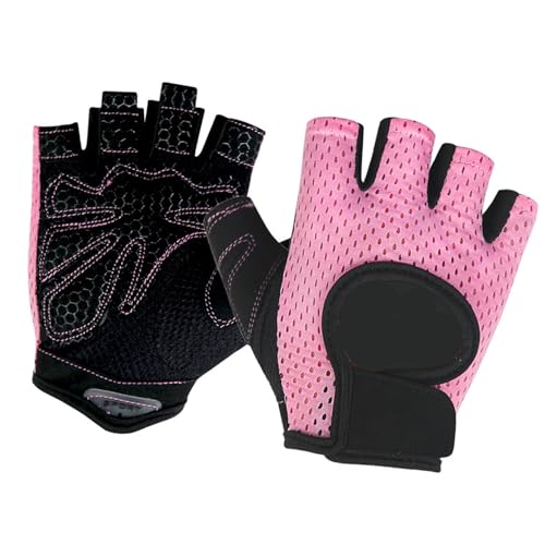 2Pcs Gewichtheben Handschuhe Männer Frauen Fitness rutschfeste Finger Halb Finger Fitness Übung Handschuhe Workout Grip Handschuhe von Kingke