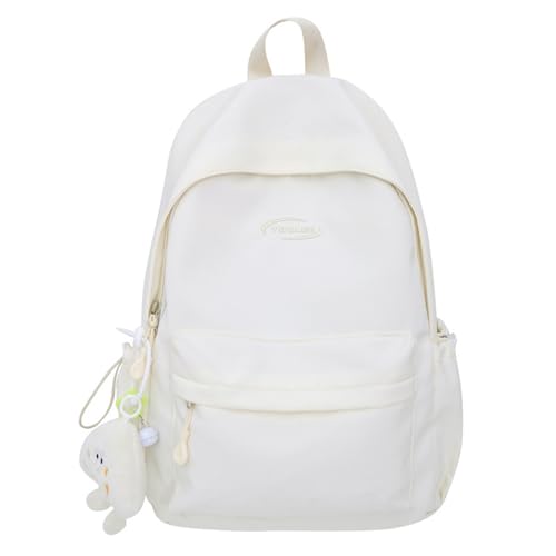 All-Matching-Rucksack für Damen, Studenten, Schulrucksack, Reiserucksack, koreanischer Stil, einfarbig, Rucksack von Kingke