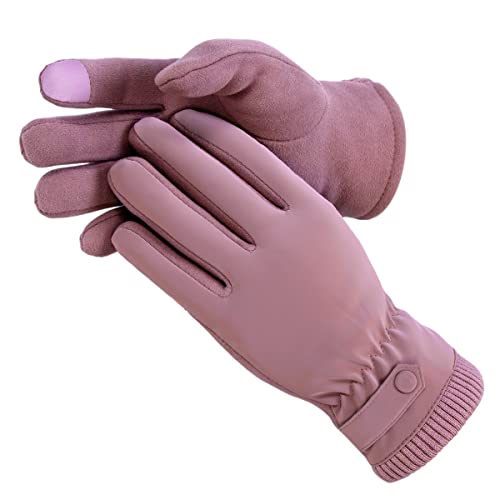 Kingmate Thermo Handschuhe Damen Winter Outdoor Fahrradhandschuhe, Warm Fleece in den Laufhandschuhe mit Touchscreen-Funktion, Farbe: Violett Kingmate Thermo Handschuhe Damen Winter Outdoor Fahrradhandschuhe, Warm Fleece in den Laufhandschuhe mit Touchscreen-Funktion, Farbe: Violett von Kingmate