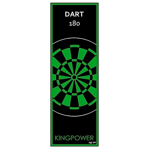 Kingpower Dart Teppich Matte Steeldart Zubehör Grün Dartpfeile Dartboard Dartteppich Target Oche Darts Abwurflinie Schutz Gummi Boden Dartscheibe 237 x 80 cm Kingpower Dart Teppich Matte Steeldart Zubehör Grün Dartpfeile Dartboard Dartteppich Target Oche Darts Abwurflinie Schutz Gummi Boden Dartscheibe 237 x 80 cm von Kingpower