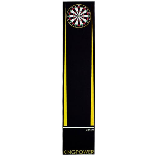 Kingpower Dart Teppich Matte Gelb Steeldart Dartpfeile Dartboard Zubehör Dartteppich Target Oche Darts Abwurflinie Schutz Gummi Boden Dartscheibe 290 x 60 cm Kingpower Dart Teppich Matte Gelb Steeldart Dartpfeile Dartboard Zubehör Dartteppich Target Oche Darts Abwurflinie Schutz Gummi Boden Dartscheibe 290 x 60 cm von Kingpower
