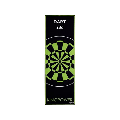 Kingpower Dart Teppich Target Oche Matte Steeldart Dartpfeile Dartboard Zubehör Dartteppich Darts Abwurflinie Schutz Gummi Boden Dartscheibe Grün 237 x 80 cm Kingpower Dart Teppich Target Oche Matte Steeldart Dartpfeile Dartboard Zubehör Dartteppich Darts Abwurflinie Schutz Gummi Boden Dartscheibe Grün 237 x 80 cm von Kingpower