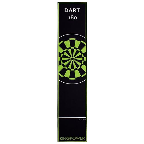 Kingpower Dart Teppich Grün Matte Steeldart Dartpfeile Dartboard Zubehör Dartteppich Target Oche Darts Abwurflinie Schutz Gummi Boden Dartscheibe 290 x 60 cm Kingpower Dart Teppich Grün Matte Steeldart Dartpfeile Dartboard Zubehör Dartteppich Target Oche Darts Abwurflinie Schutz Gummi Boden Dartscheibe 290 x 60 cm von Kingpower