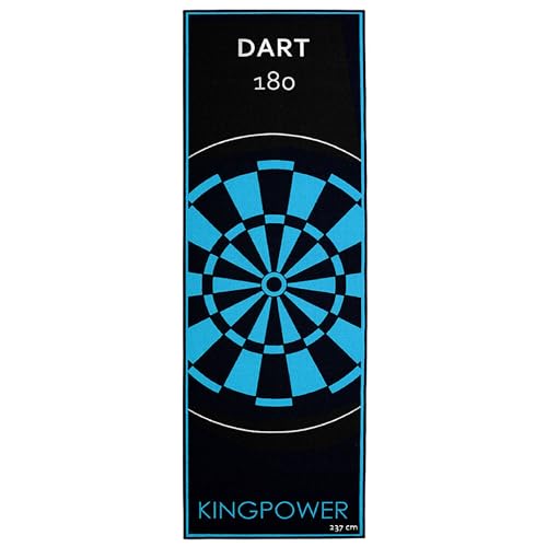 Kingpower Dart Teppich Target Oche Matte Steeldart Dartpfeile Dartboard Zubehör Dartteppich Darts Abwurflinie Schutz Gummi Boden Dartscheibe Blau 237 x 80 cm Kingpower Dart Teppich Target Oche Matte Steeldart Dartpfeile Dartboard Zubehör Dartteppich Darts Abwurflinie Schutz Gummi Boden Dartscheibe Blau 237 x 80 cm von Kingpower
